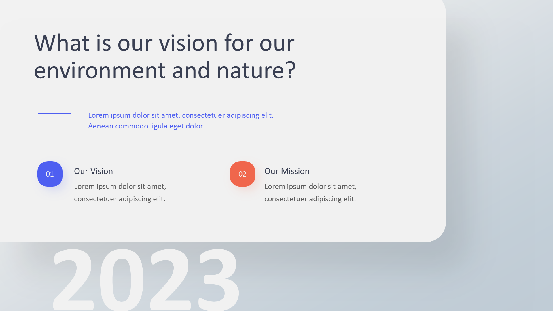 Vision Mission Light slide 4